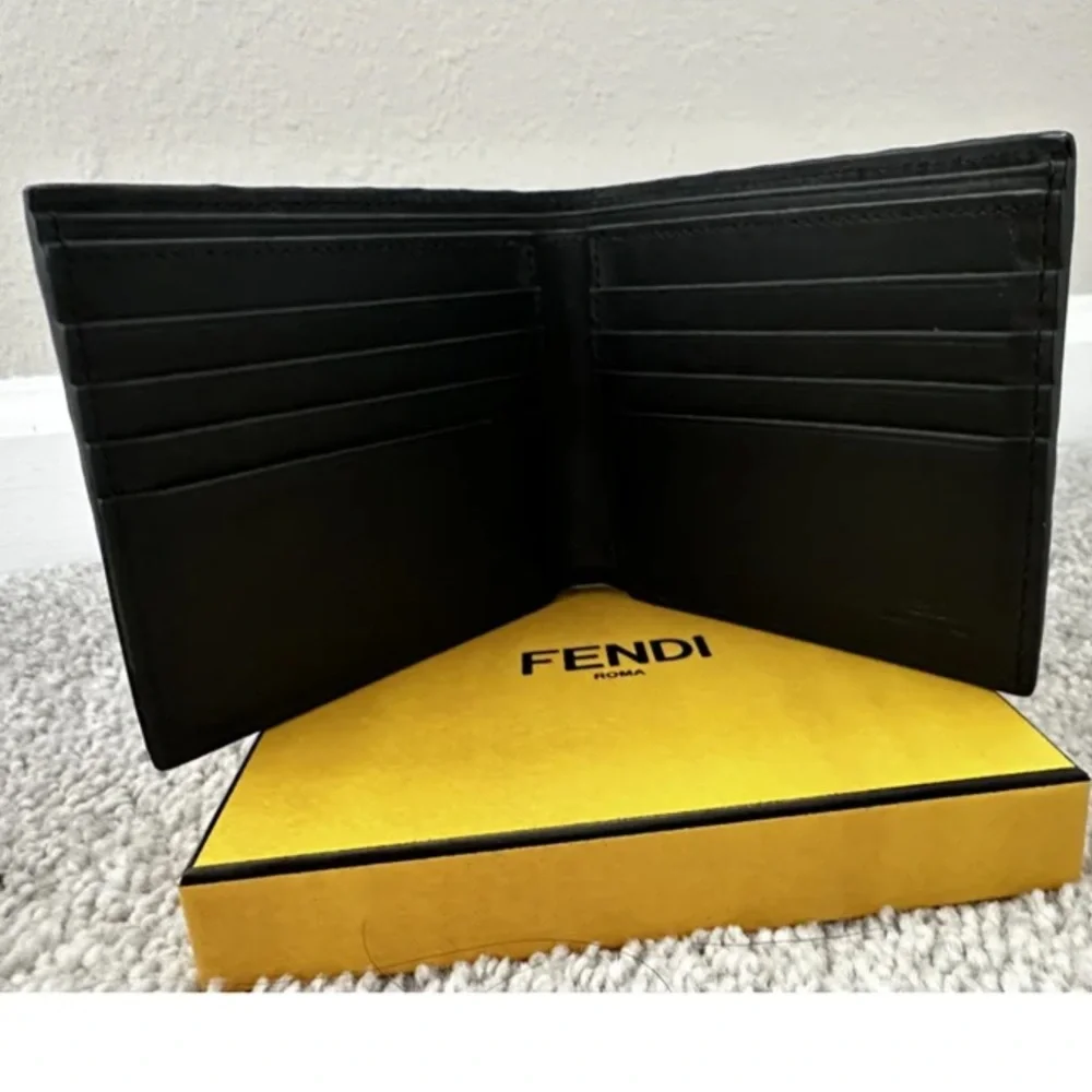 FENDI FF Bifold Men Wallet - Picture 8 of 10